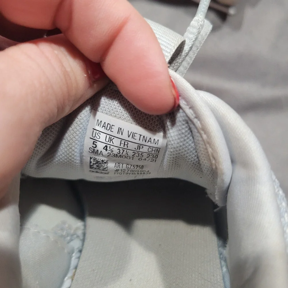 Adidas Racer TR21 Womens Running Shoes Halo Silver Pink GZ5250 Size 5‎
